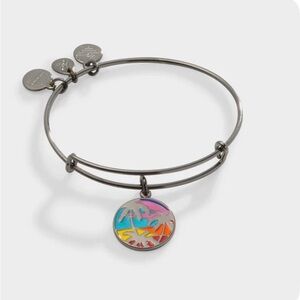 Alex And Ani Caribbean Palm Tree  Charm Bracelet NWT